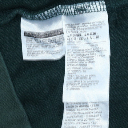 Mens UK Size L Levi's Green Pullover Hoodie