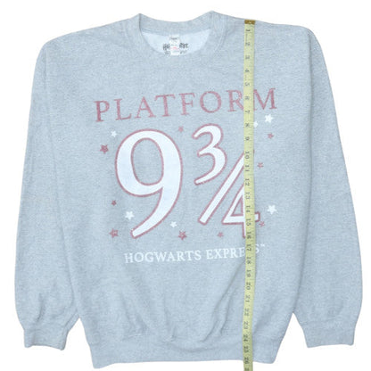 Womens UK Size 16-18 Harry Potter Grey Pullover Sweatshirt