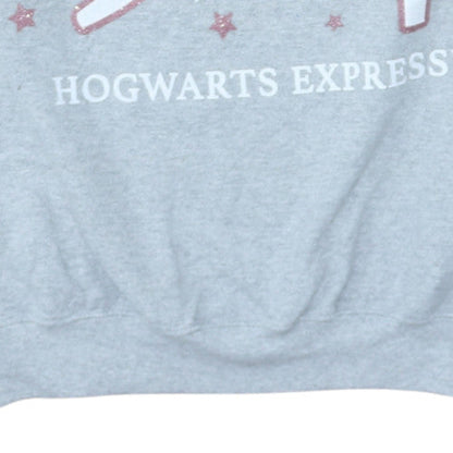 Womens UK Size 16-18 Harry Potter Grey Pullover Sweatshirt