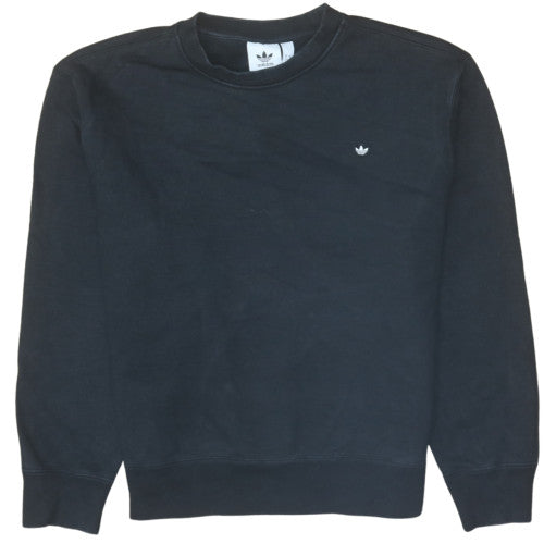 Mens UK Size S adidas Black Pullover Sweatshirt