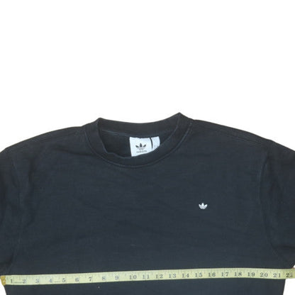 Mens UK Size S adidas Black Pullover Sweatshirt