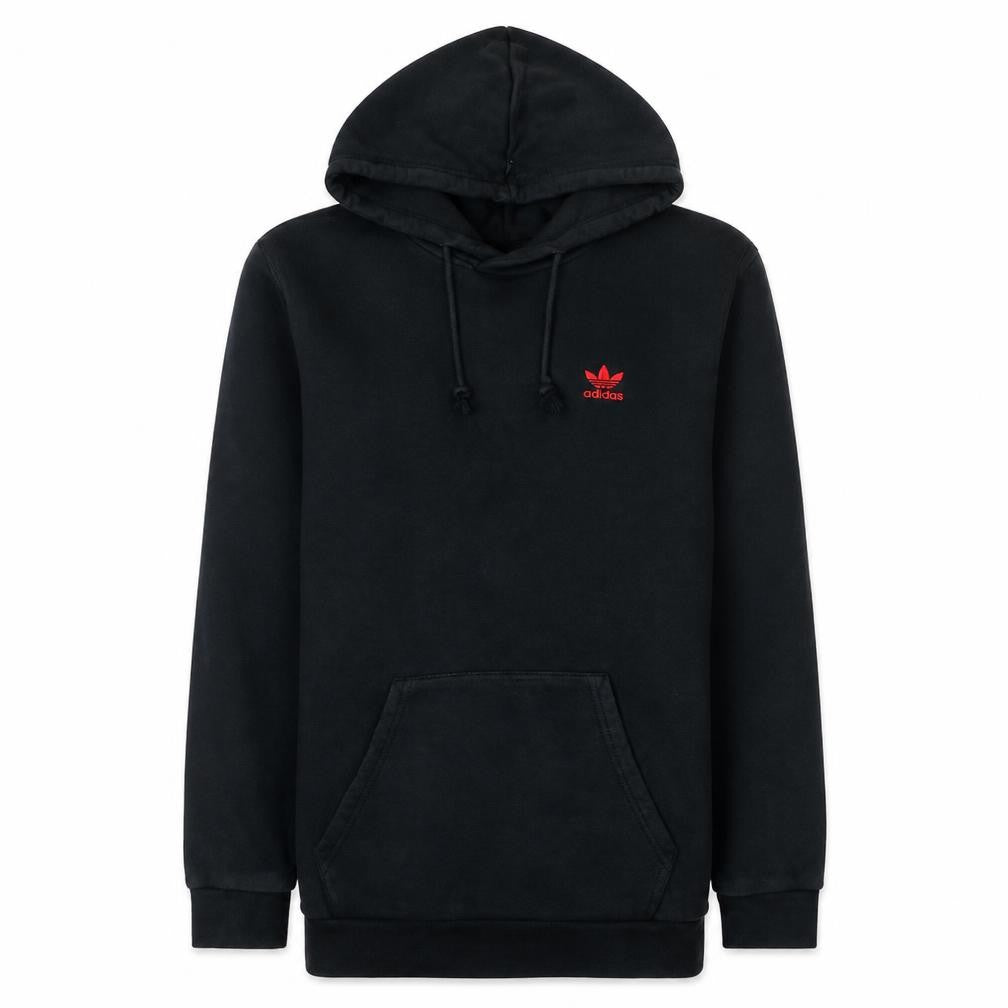 Mens UK Size S adidas Black Pullover Hoodie