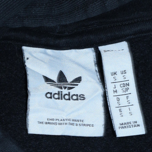 Mens UK Size S adidas Black Pullover Hoodie