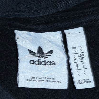 Mens UK Size S adidas Black Pullover Hoodie