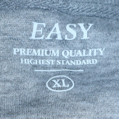 Mens UK Size XL Easy Grey Pullover Sweatshirt