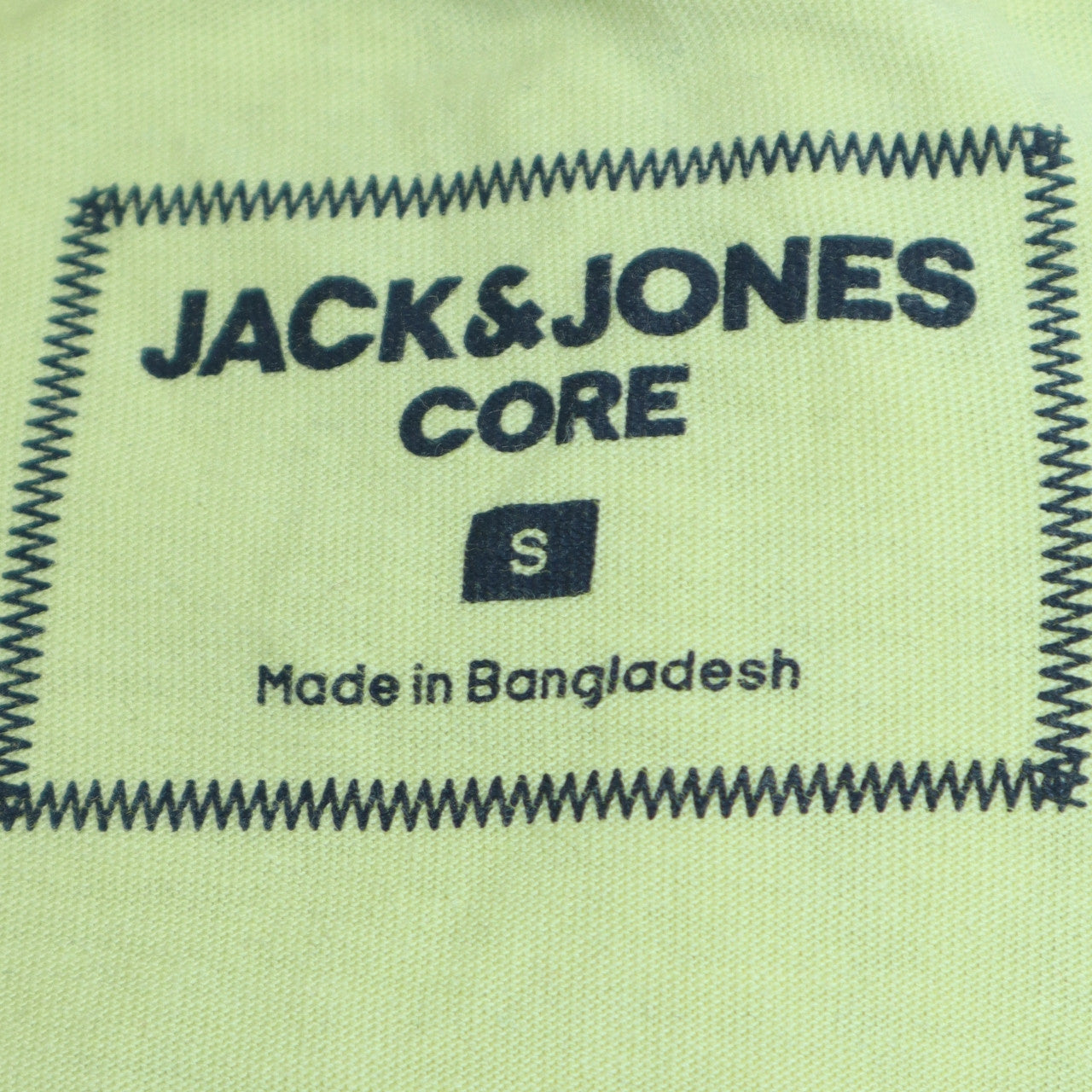 Jack & Jones Core Men’s Yellow Graphic Print Cotton T-Shirt Size S