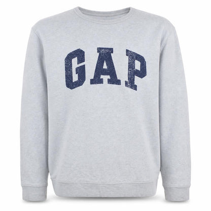 Gap Men's Grey XL Classic Logo Pullover Sweatshirt