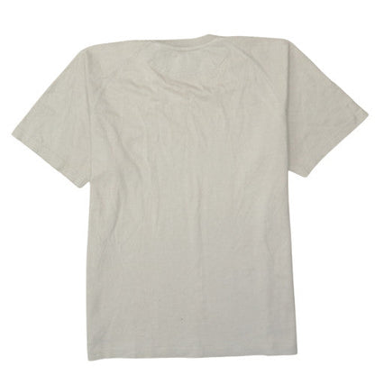 Adidas Men's Beige Cotton Crew Neck Short Sleeve T-Shirt L