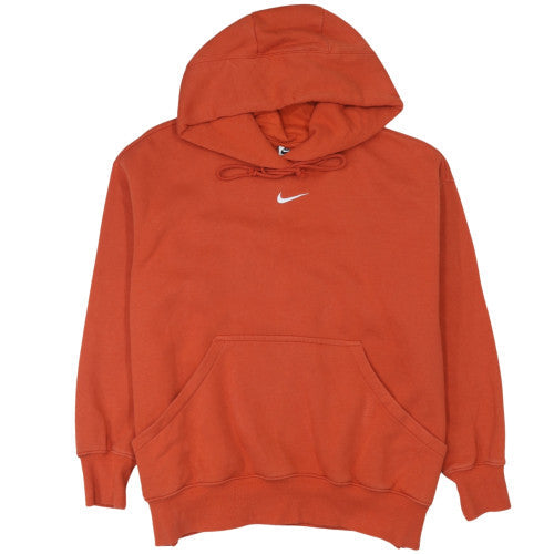 Mens UK Size M Nike Orange Pullover Hoodie