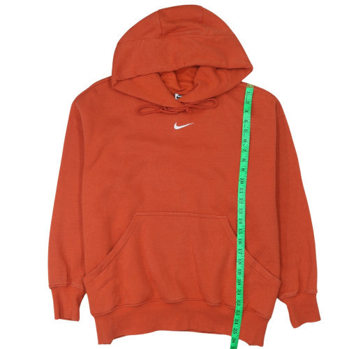 Mens UK Size M Nike Orange Pullover Hoodie