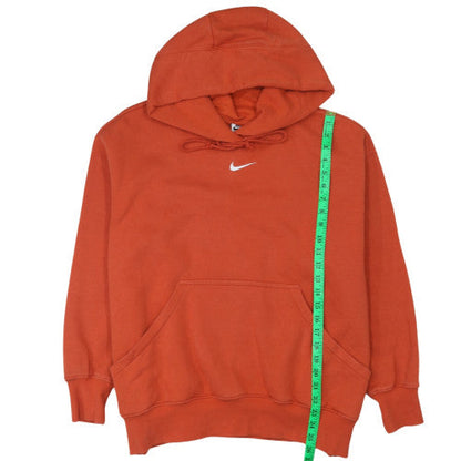 Mens UK Size M Nike Orange Pullover Hoodie