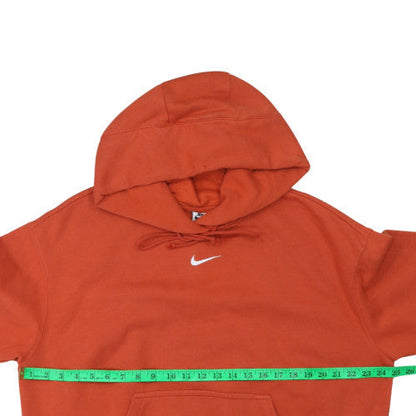 Mens UK Size M Nike Orange Pullover Hoodie