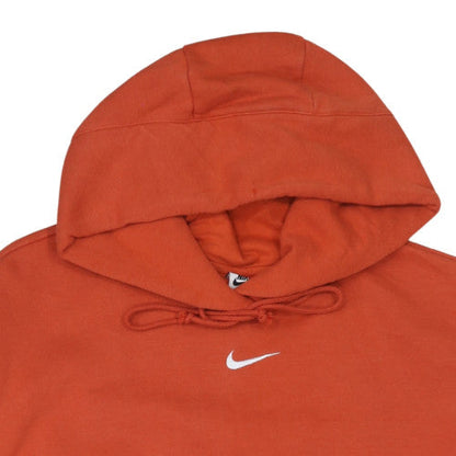 Mens UK Size M Nike Orange Pullover Hoodie