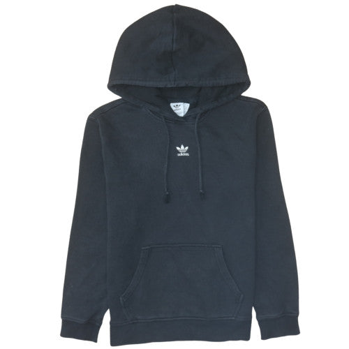 Womens UK Size 6 Adidas Black Pullover Hoodie