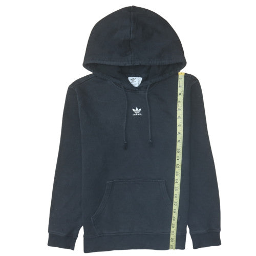 Womens UK Size 6 Adidas Black Pullover Hoodie