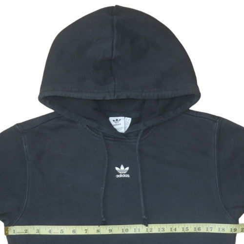 Womens UK Size 6 Adidas Black Pullover Hoodie