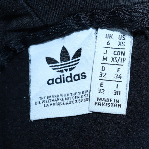 Womens UK Size 6 Adidas Black Pullover Hoodie