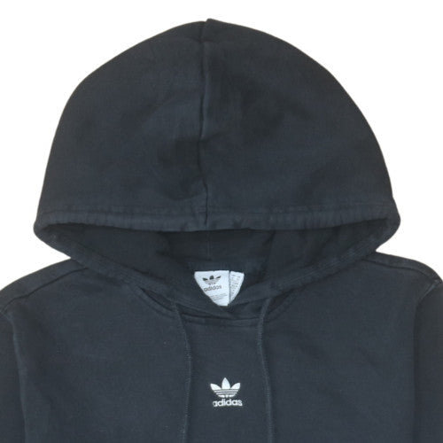 Womens UK Size 6 Adidas Black Pullover Hoodie