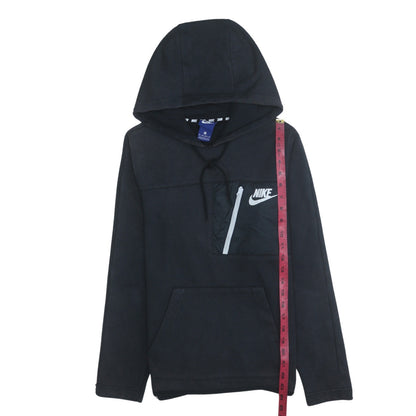 Mens UK Size XS Nike Black Pullover Hoodie