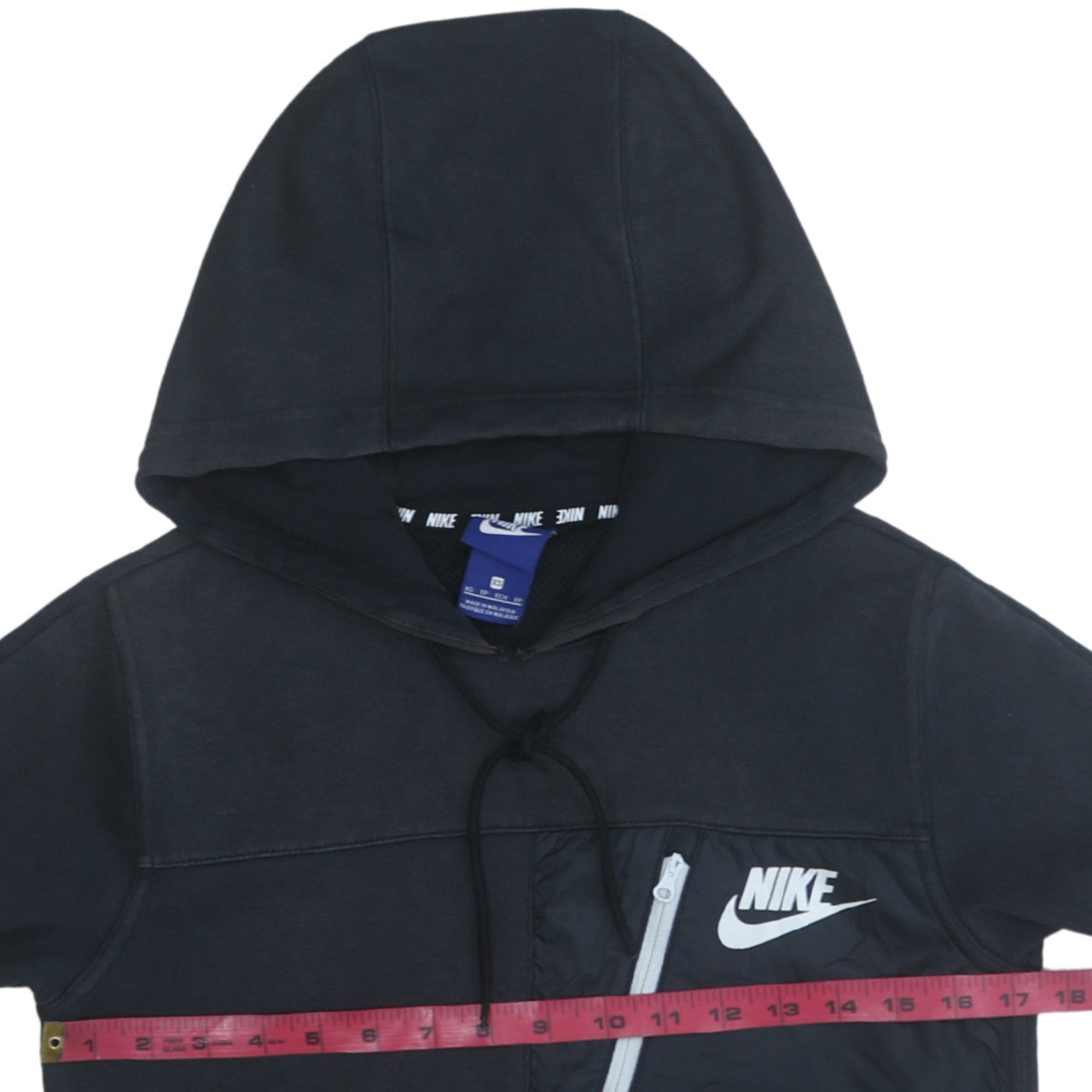 Mens UK Size XS Nike Black Pullover Hoodie