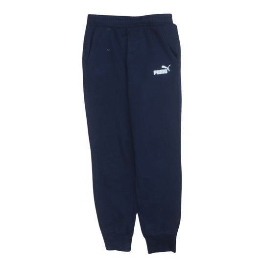 Puma Men's Blue Fleece Jogger Sweatpants Size M Regular Fit