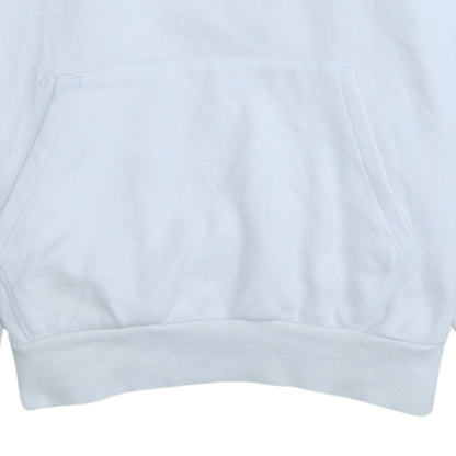 Womens UK Size 14 Ellesse White Pullover Hoodie