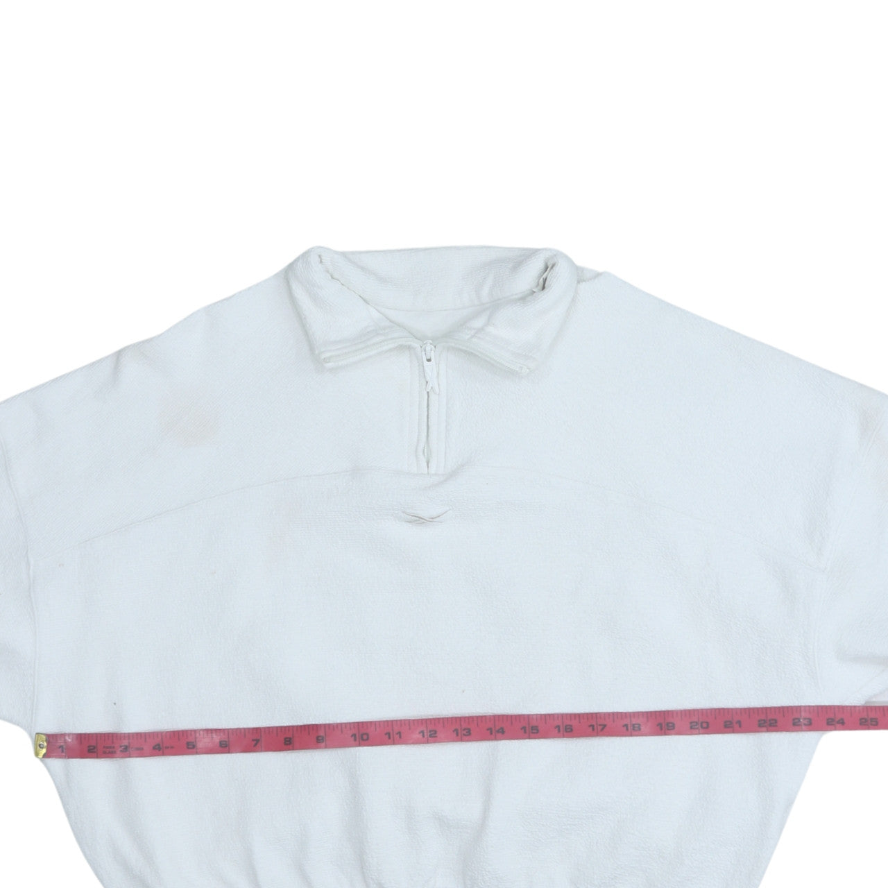 Womens UK Size M Reebok White Pullover Sweatshirt