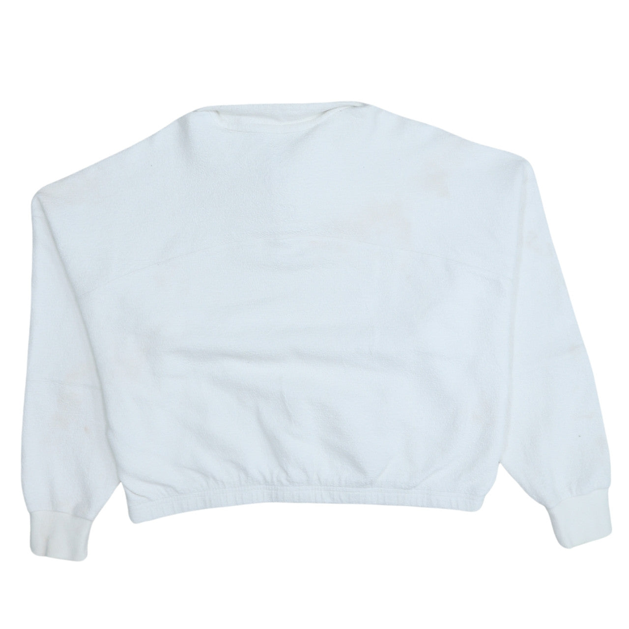 Womens UK Size M Reebok White Pullover Sweatshirt