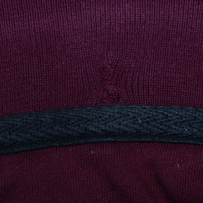 Adidas Men's Burgundy Cotton Short Sleeve Polo Shirt Size S