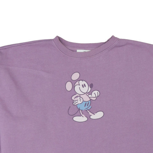 Womens UK Size L Disney Purple Pullover Sweatshirt