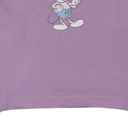 Womens UK Size L Disney Purple Pullover Sweatshirt