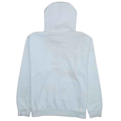 Mens UK Size L Nike White Pullover Hoodie