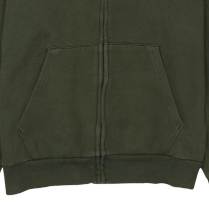 Mens UK Size M Puma Green Full Zip Hoodie