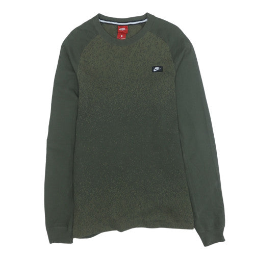 Mens UK Size S Nike Green Pullover Sweatshirt