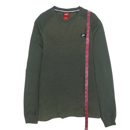 Mens UK Size S Nike Green Pullover Sweatshirt