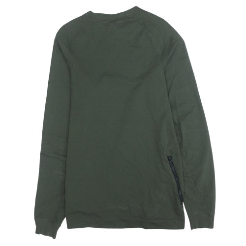 Mens UK Size S Nike Green Pullover Sweatshirt
