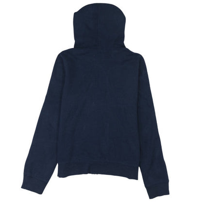 Womens UK Size 14 Hollister Blue Full Zip Hoodie