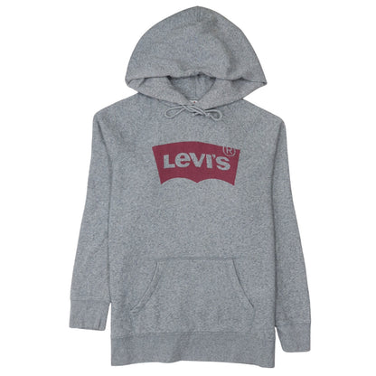 Mens UK Size M Levi's Grey Pullover Hoodie