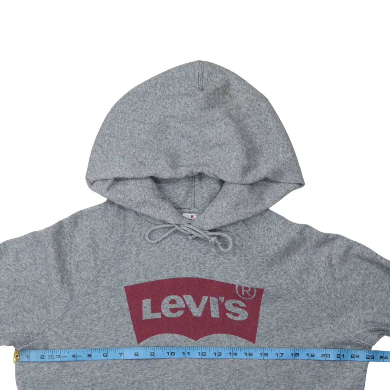 Mens UK Size M Levi's Grey Pullover Hoodie