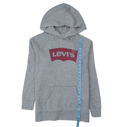 Mens UK Size M Levi's Grey Pullover Hoodie