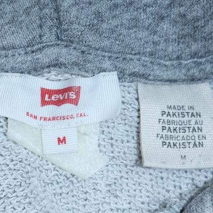 Mens UK Size M Levi's Grey Pullover Hoodie