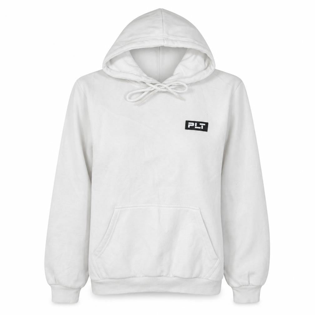 Womens UK Size S PrettyLittleThing White Pullover Hoodie