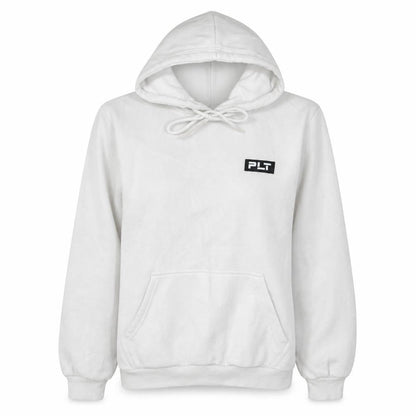 Womens UK Size S PrettyLittleThing White Pullover Hoodie