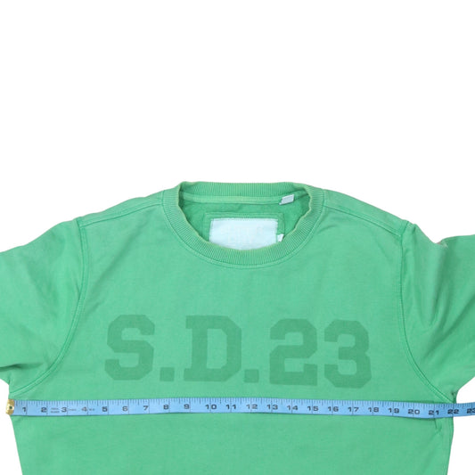 Mens UK Size M Superdry Green Pullover Sweatshirt