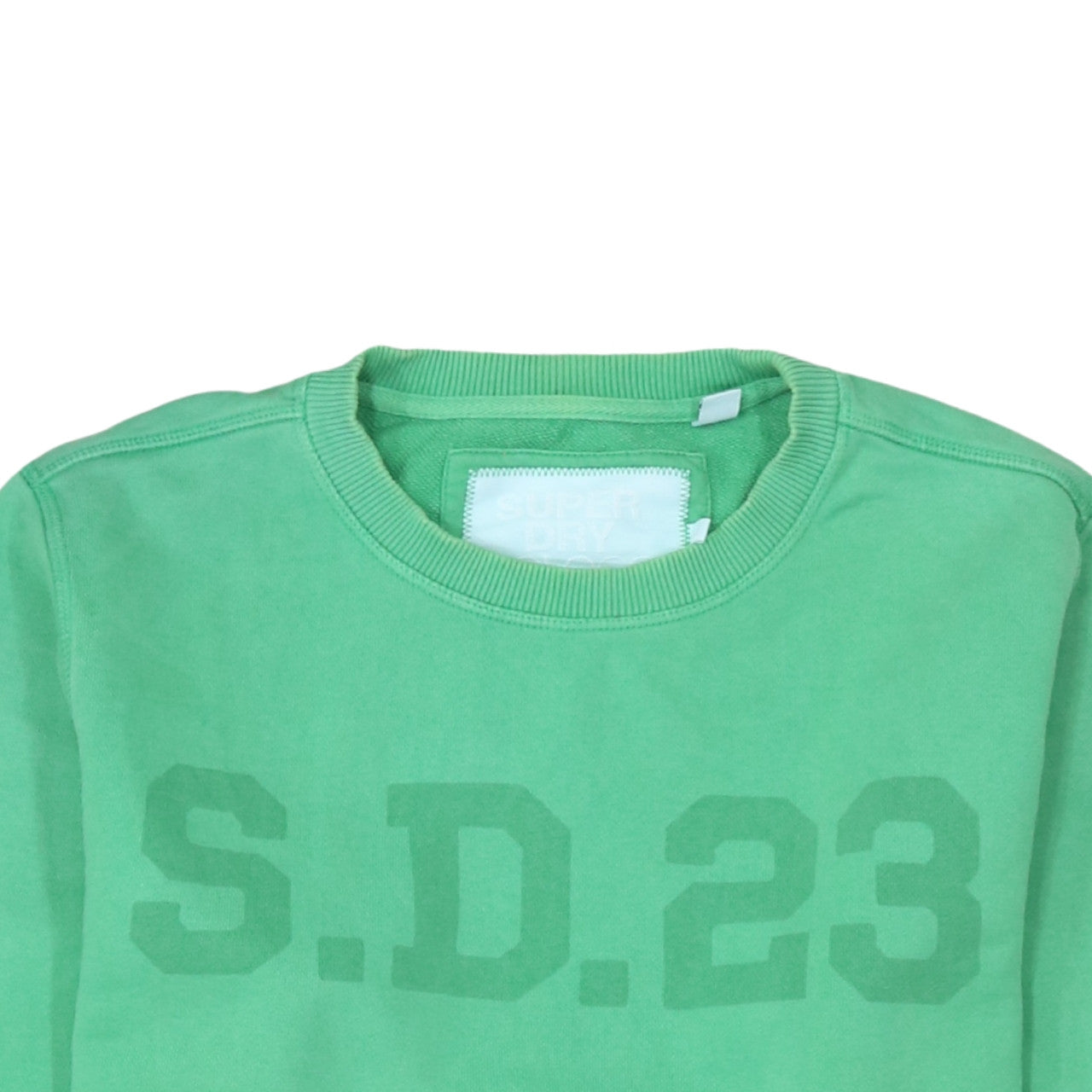 Mens UK Size M Superdry Green Pullover Sweatshirt