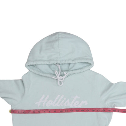 Unisex Adults UK Size S Hollister Blue Pullover Hoodie