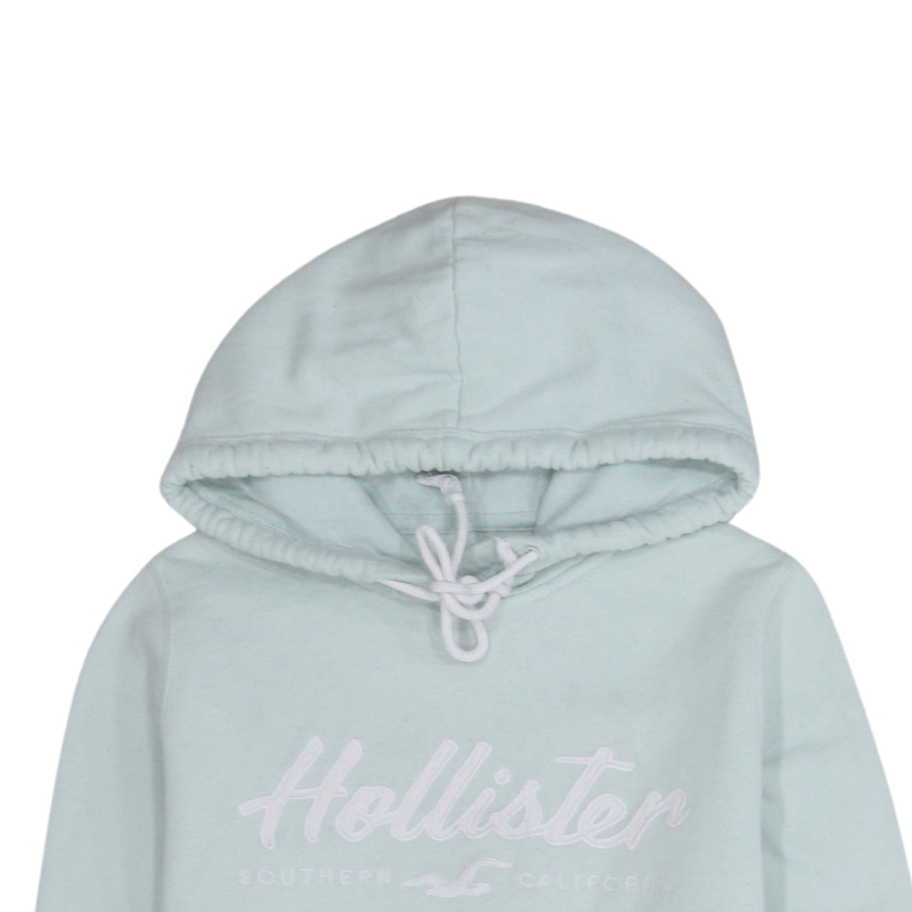 Unisex Adults UK Size S Hollister Blue Pullover Hoodie