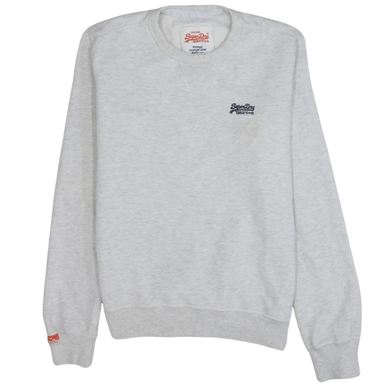 Mens UK Size L Superdry Grey Pullover Sweatshirt