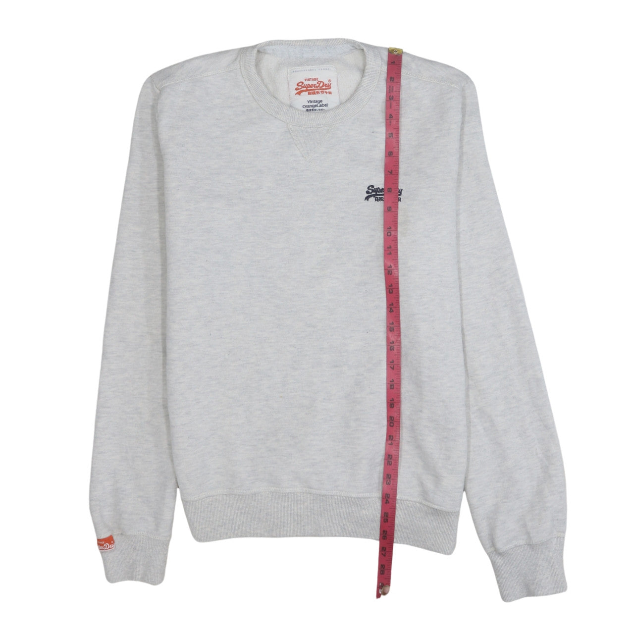 Mens UK Size L Superdry Grey Pullover Sweatshirt