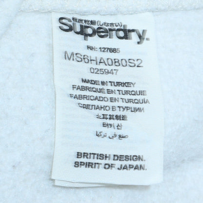 Mens UK Size L Superdry Grey Pullover Sweatshirt
